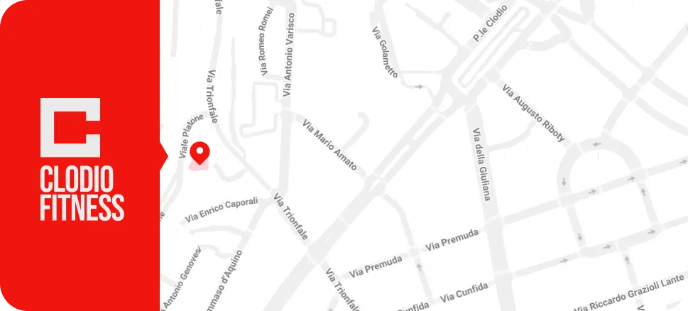 Mappa della posizione di Clodio Fitness nel quartiere Prati a Roma